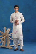 Spring Ivory Organza Kurta Set